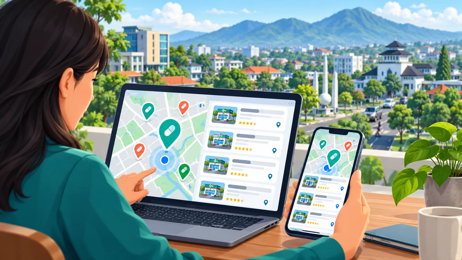 Ilustrasi daftar online Apotek BPJS Cimahi yang perlu dikonfirmasi sebelum datang ke fasilitas