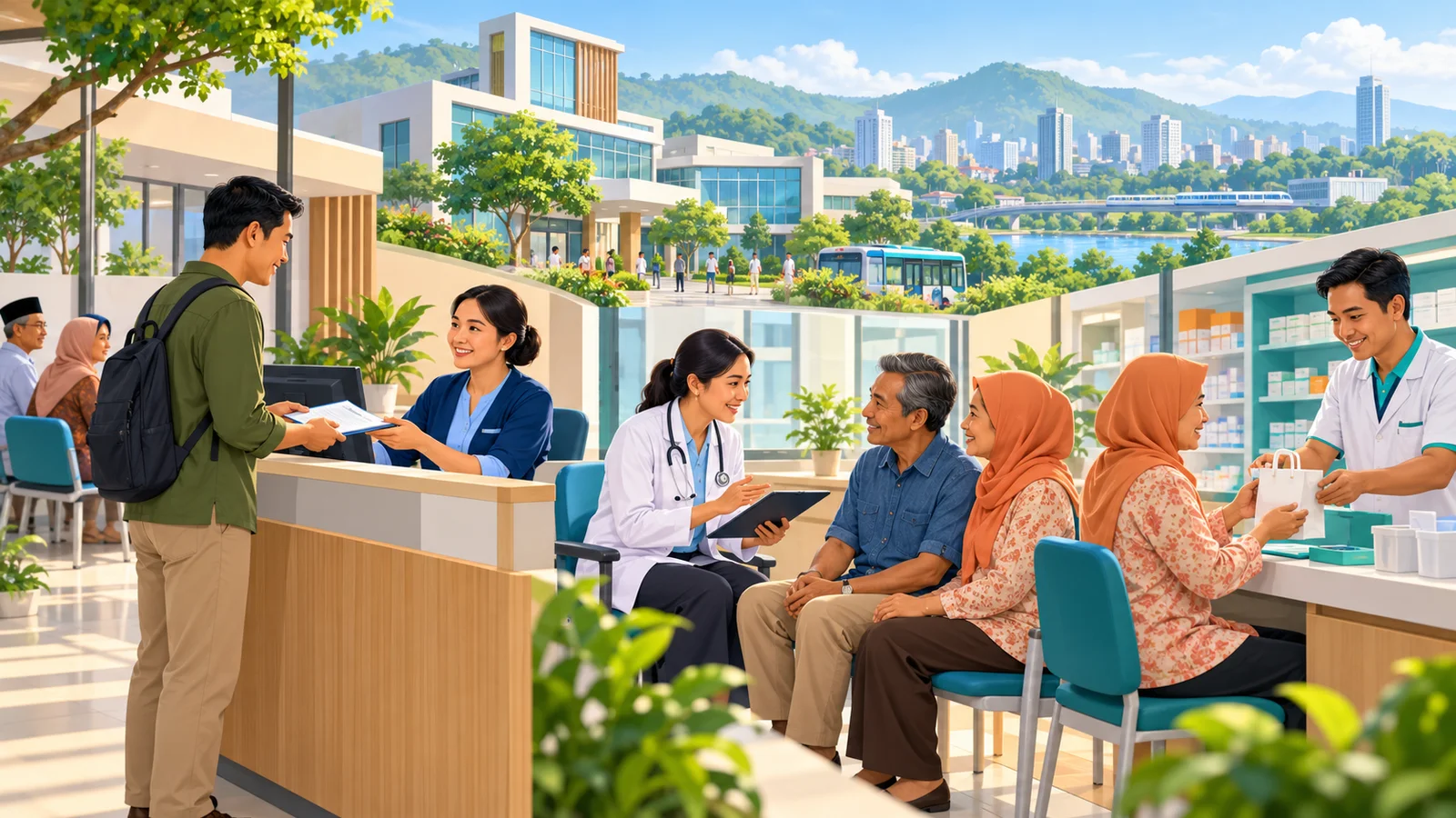 Panduan JKN dan PRB dengan dokumen, peta, dan langkah informasi